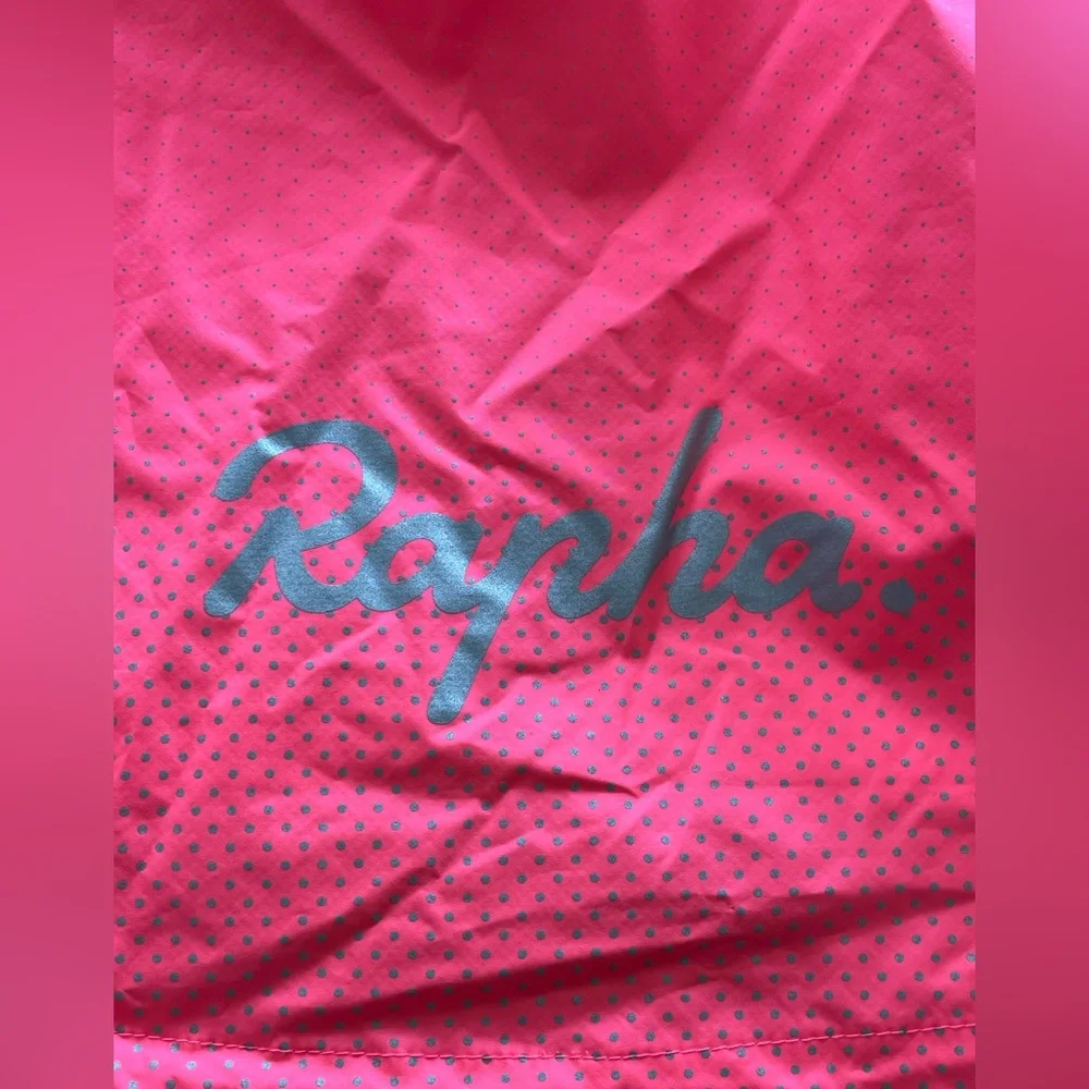 Rapha Women's Commuter Jacket Hot Pink Hooded XS Cycling Windbreaker Lightweight